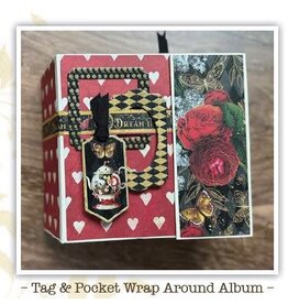 Graphic 45 Curiouser & Curiouser Wrap Around Album Kit