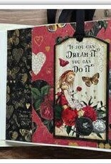 Graphic 45 Curiouser & Curiouser Wrap Around Album Kit