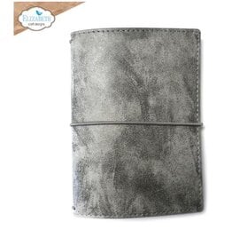 Elizabeth Craft Designs Stonewashed Grey Passport - Art Journal size (4.9” x 3.5” / 124mm x 89mm)