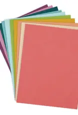 Spellbinders ColorWheel Cardstock Pack 8.5" x 11" - Rainbow Hues Assortment - 20 Sheets