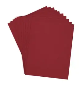 Spellbinders ColorWheel Cardstock Pack 8.5" x 11" - Cranberry - 10 Sheets