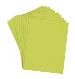 Spellbinders ColorWheel Cardstock Pack 8.5" x 11" - Peridot - 10 Sheets