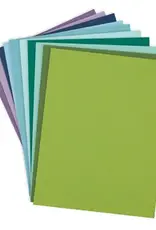 Spellbinders ColorWheel Cardstock Pack 8.5" x 11" - Cool Assortment - 20 Sheets