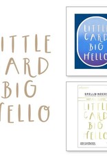 Spellbinders Little Card Big Hello - Hot Foil Plates