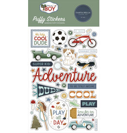 Carta Bella That's My Boy Puffy stickers