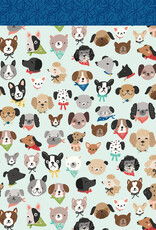 Simple Stories Fur Baby Dog - Dog Days - 12x12 Pattern Paper