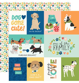 Simple Stories Fur Baby Dog - Elements 2  - 12x12 Pattern Paper