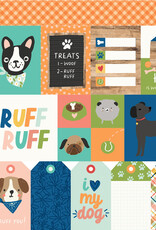 Simple Stories Fur Baby Dog - Elements 1 - 12X12 Pattern Paper