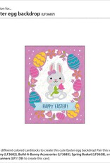 Lawn Fawn easter egg backdrop die