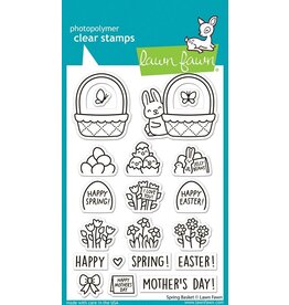 Lawn Fawn spring basket stamp