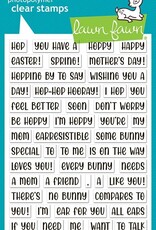 Lawn Fawn Henry’s Built A Sentiments - Bunny Puns - Stamps
