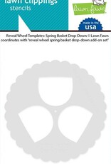 Lawn Fawn reveal wheels templates: spring basket drop-down