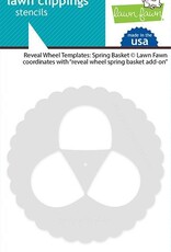 Lawn Fawn Reveal Wheel Template - Spring Basket and Lawn Cut
