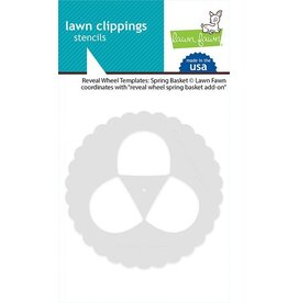 Lawn Fawn Reveal Wheel Templates: Spring Basket and Lawn Cut