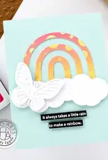 Spellbinders Hero Arts Large Circle Confetti Glimmer Hot Foil Plate