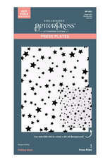 Spellbinders Little Smiles Collection- Falling Stars press plate