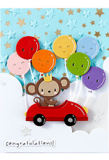 Spellbinders Little Smiles Collection- Falling Stars press plate