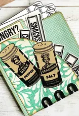 Elizabeth Craft Designs Let's Eat Stamp Set