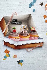 Waffle Flower Boxed Cupcakes Die