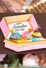 Waffle Flower Boxed Cupcakes Die