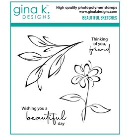 Gina K. Designs Beautiful Sketches Stamp