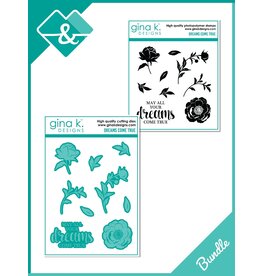 Gina K. Designs Dreams Come True stamp and Die Bundle