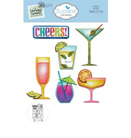Elizabeth Craft Designs Sunny Days Collection: Cheers To You Die Set