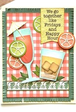 Elizabeth Craft Designs Sunny Days Collection: Cheers To You Die Set