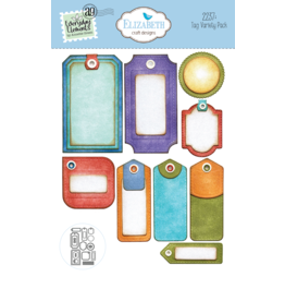 Elizabeth Craft Designs Sunny Days Collection: Tag Variety Pack Die Set
