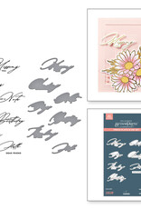 Spellbinders Crafty Hugs Sentiments- Press Plate Spellbinders Crafty Hugs Sentiments- Press Plate