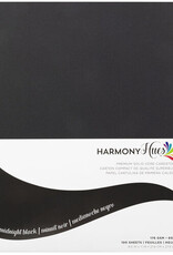 Harmony Hues Harmony Hues Midnight Black 8.5x11 Cardstock 65#- 100 sheets