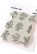 PINKFRESH STUDIO Beautiful Botanicals Stamp, Die and Stencil