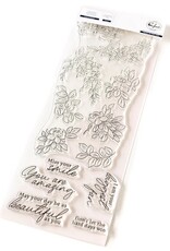 PINKFRESH STUDIO Vines & Roses Stamp, Die and Stencil