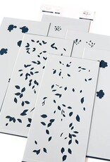 PINKFRESH STUDIO Vines & Roses Stamp, Die and Stencil