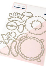 PINKFRESH STUDIO Floral Kaleidoscope Stamp, Die and Stencil