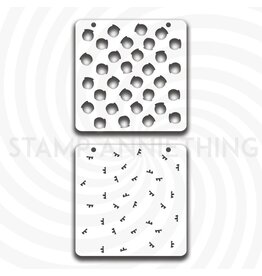 Stamp Anniething Honeypots - Layered Stencils