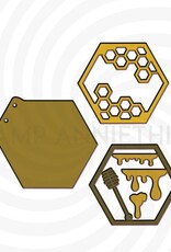 Stamp Anniething Honeycomb Mini Album - Builder Dies