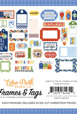Echo Park Born To Travel Frames & Tags