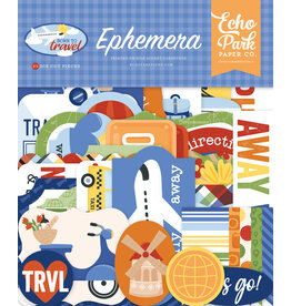 Echo Park Born To Travel Ephemera