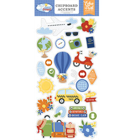 Echo Park Born To Travel - Chipboard Accents