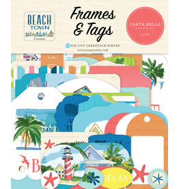 Carta Bella Beach Town Frames & Tags