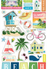 Carta Bella Beach Town - Chipboard Accents