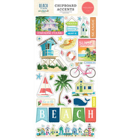Carta Bella Beach Town 6x13 Chipboard Accents