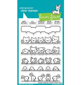 Lawn Fawn Simply Celebrate Critters - Stamps and  Lawn Cuts