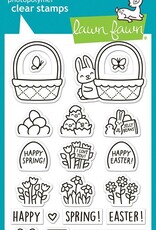 Lawn Fawn Spring Basket - Stamp, Lawn Cuts and Coloring Stencils