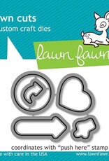 Lawn Fawn Push Here - Stamp and Lawn Cuts