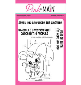 Pink & Main April Mouse Stamp and Die