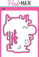 Pink & Main April Mouse - Stamps and Die