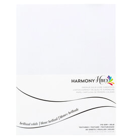 Harmony Hues Harmony Hues Brilliant White 8.5 X11 Cardstock 65# 50 sheets