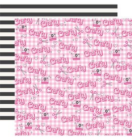 Simple Stories Crafty Babe Crafty Times- 12x12 Pattern Paper